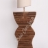 Lampe Carton Brut  "Femme Africaine"