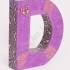 Lettre 3D "Violet"  D